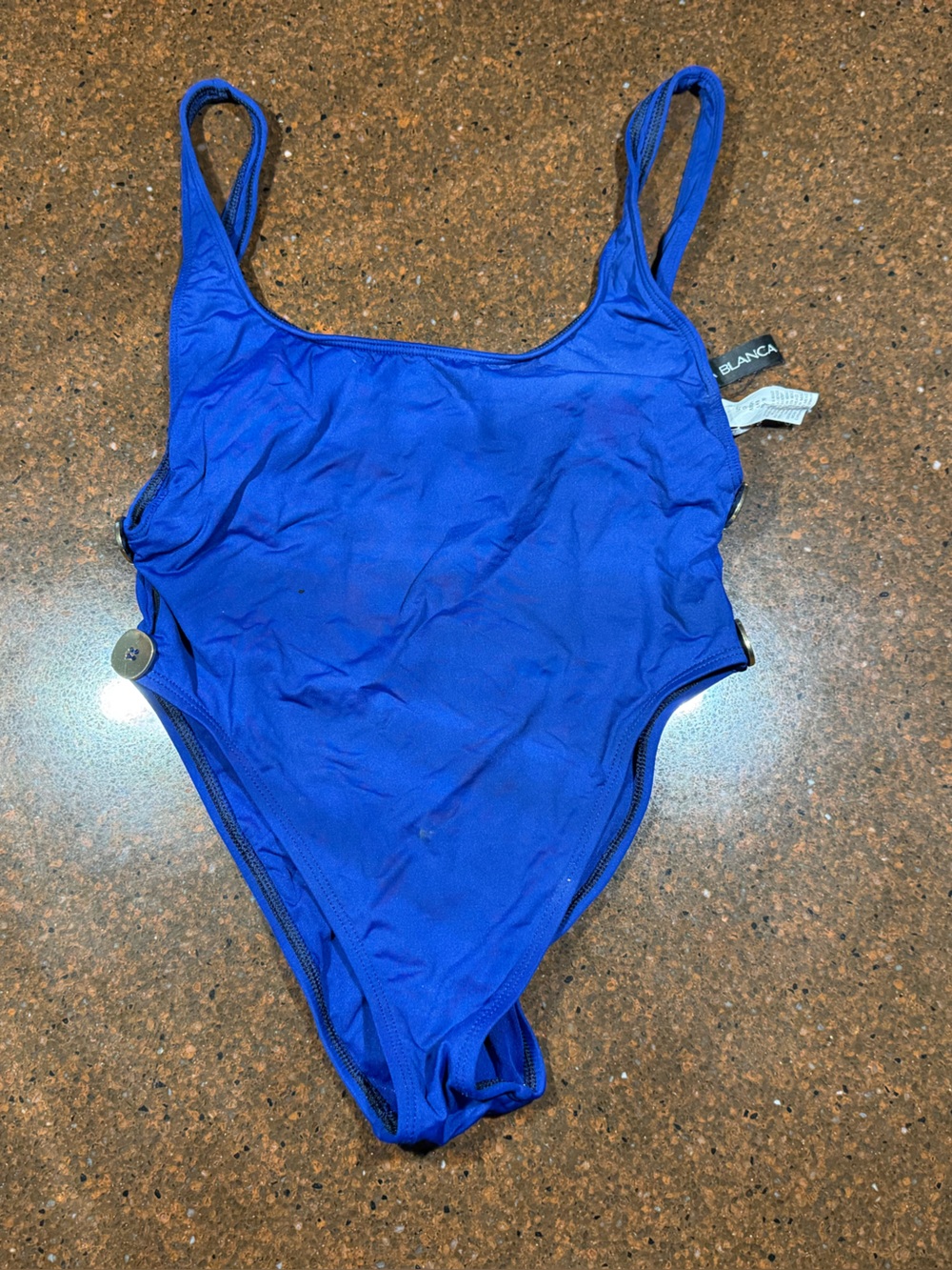 La Blanca Royal Blue Kids One-Piece Swimsuit